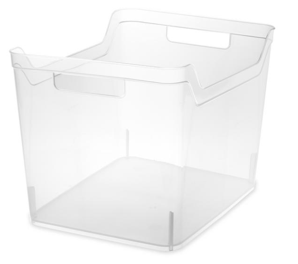 Sterilite Wide Shelf Bin Storage