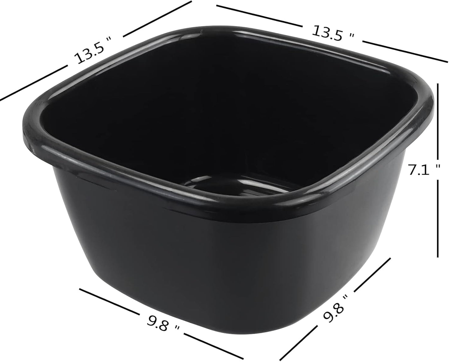 Sterilite Blck 18Qt Dishpan