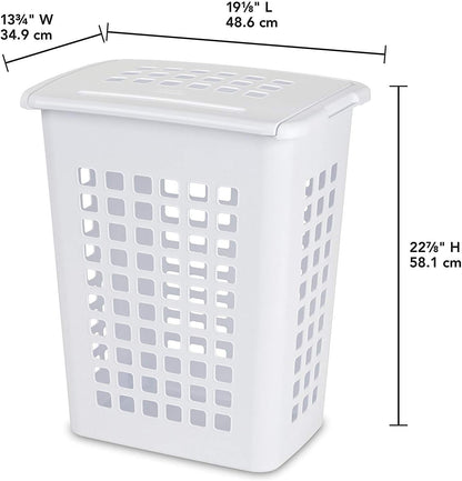STERILITE Rectangular LiftTop Laundry Hamper