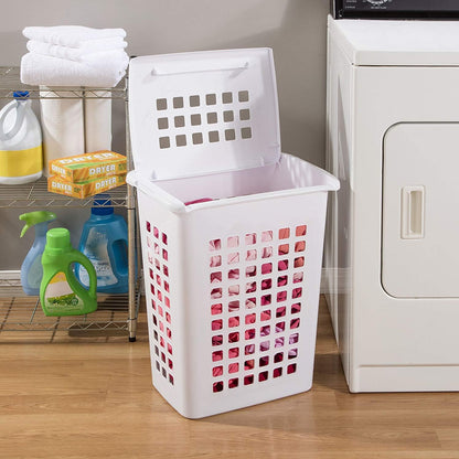 STERILITE Rectangular LiftTop Laundry Hamper