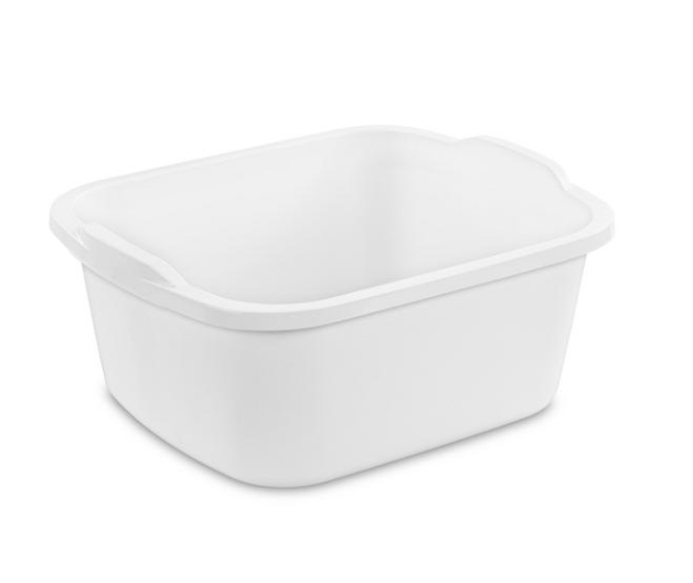 Sterilite White 12Qt Dishpan