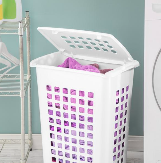 STERILITE Rectangular LiftTop Laundry Hamper
