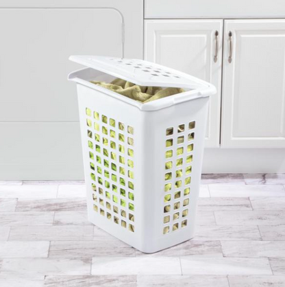 STERILITE Rectangular LiftTop Laundry Hamper